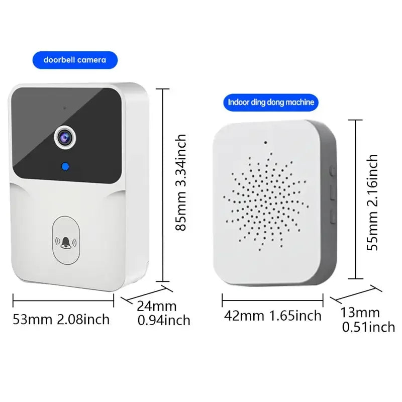 Timbre Inteligente Inalambrico con camara wifi